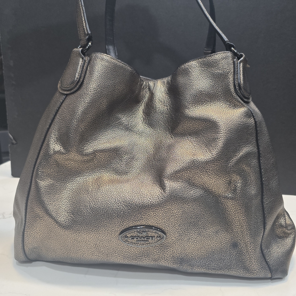 Coach Metallic Shoulder Bag